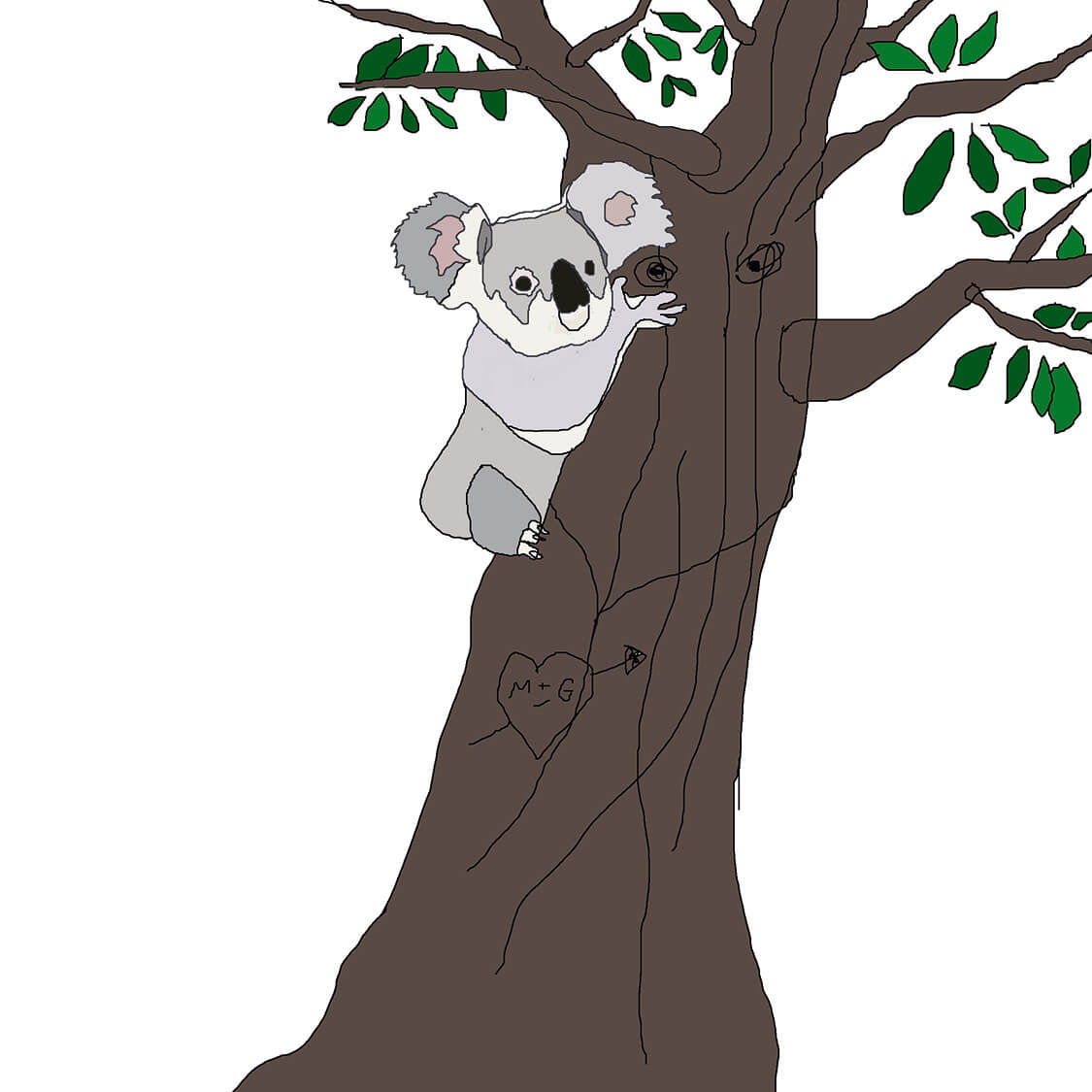 Enfance - Koala et son arbre